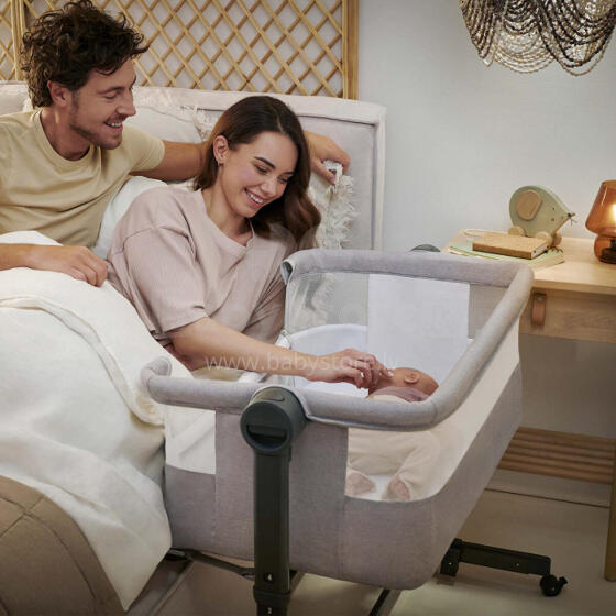 KINDERKRAFT Co-Sleeping Crib Nestee Up Beige