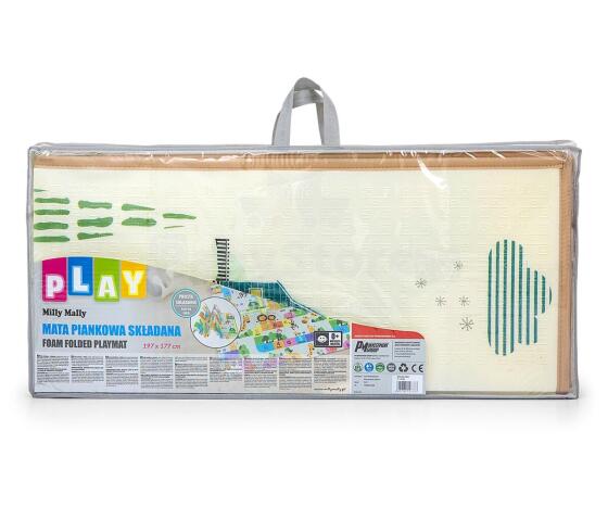 MILLY MALLY Folding Foam Mat Play Pastel Deer T1