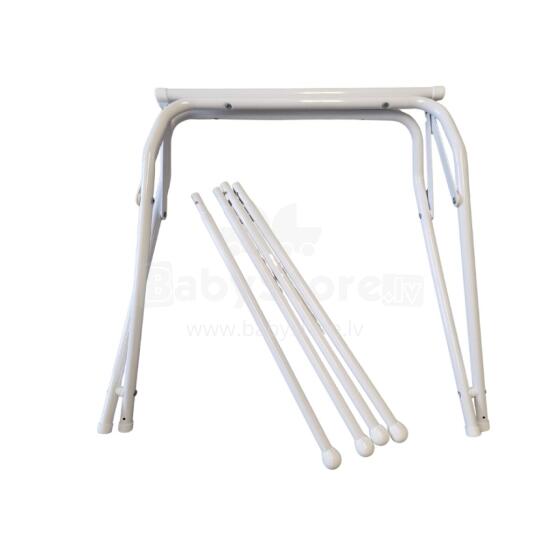 TEGA DM-038-103 Folding Stand for Bathtub Installation White