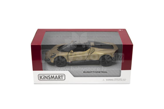 KINSMART Металлическая моделька Bugatti Mistral маштаб 1:36