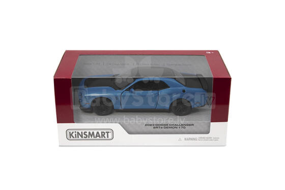 KINSMART Металлическая моделька 2023 Dodge Challenger SRT Demon 170 маштаб 1:40