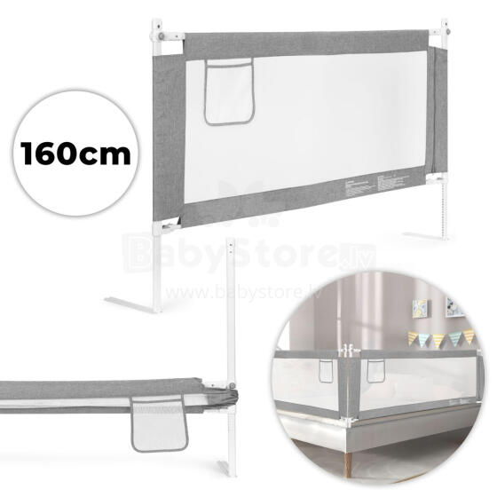 Barierka ochronna na łóżko 160 cm osłona zabezpieczenie dla dzieci ECOTOYS