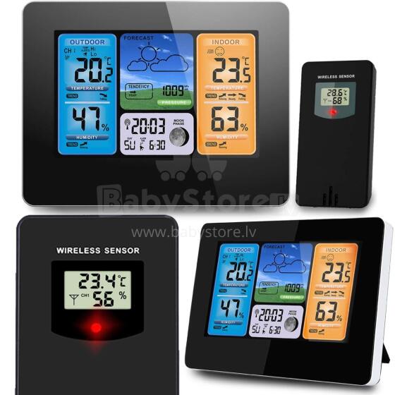 Weather station with display BD-902 black