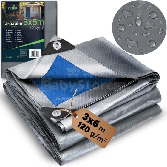 Тент 300 x 600 см 120 г/м2 Толстый PL-500