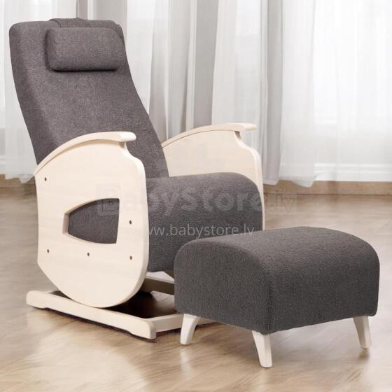 NeiLux Design Relaxing Rocking Chair Art.278412 Grey Rocking chair for feeding
