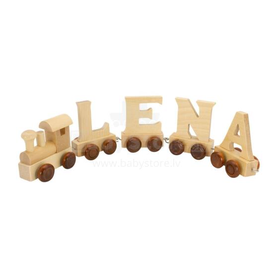 Small foot Letter Train Locomotive Art.278420 Koka burti - vagoni,1 gab