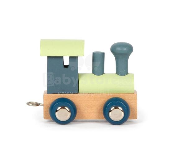 Small foot Letter Train Locomotive Art.278426 Wood letter,1 psc