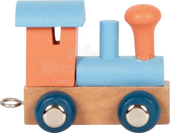 Small foot Letter Train Locomotive Art.278427 Wood letter,1 psc