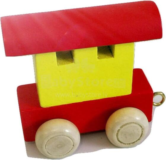 Small foot Letter Train Locomotive Art.278430 Koka burti - vagoni,1 gab
