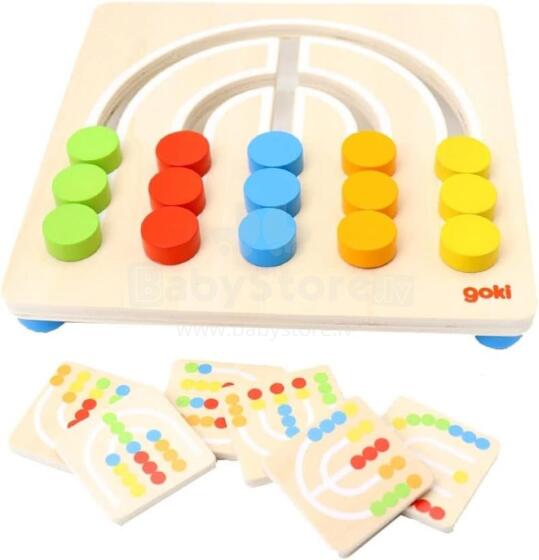 Goki Board Art.278458 Детская настольная игра-сортер