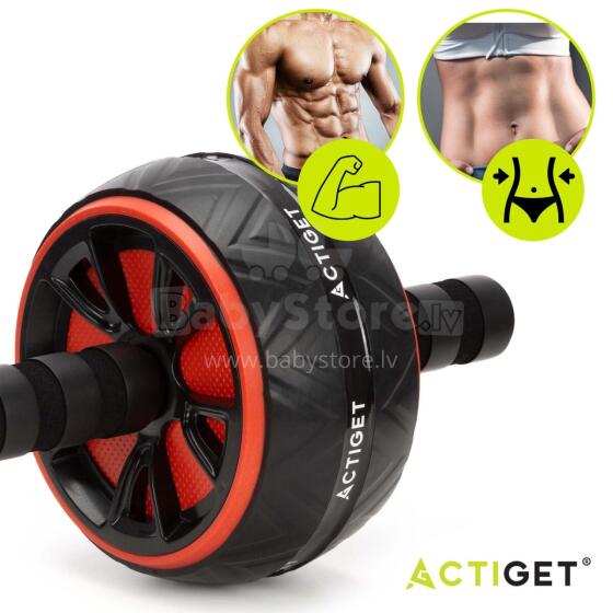 Exercise wheel with mat ACT0111