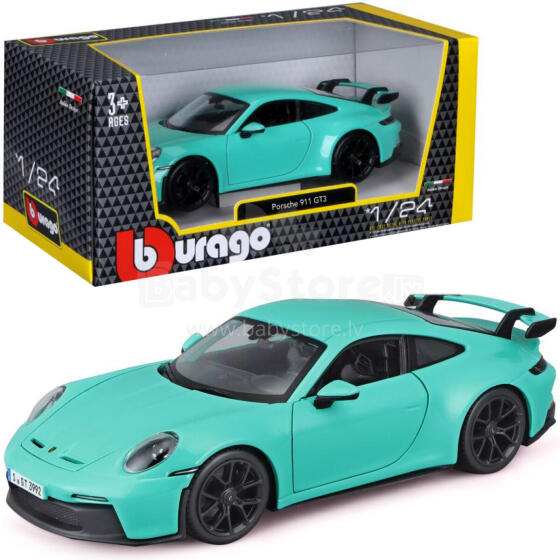 AUTO BBURAGO PORSCHE 911 GT3 MINT 1:24