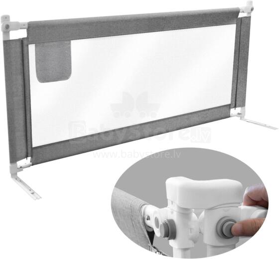 Bed Rail Art.278758 Grey Защитный бортик для кровати, 200 см, защитный барьер для детей