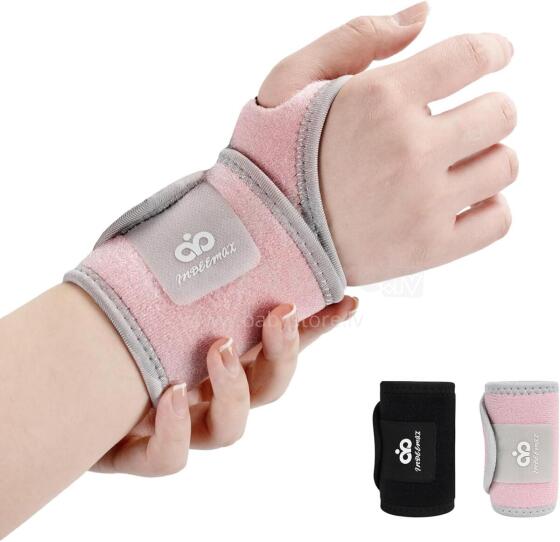 Indeemax Pack Copper Wrist Bandages Art.278761 Повязка медицинская эластичная из неопрена для фиксации лучезапястного сустава