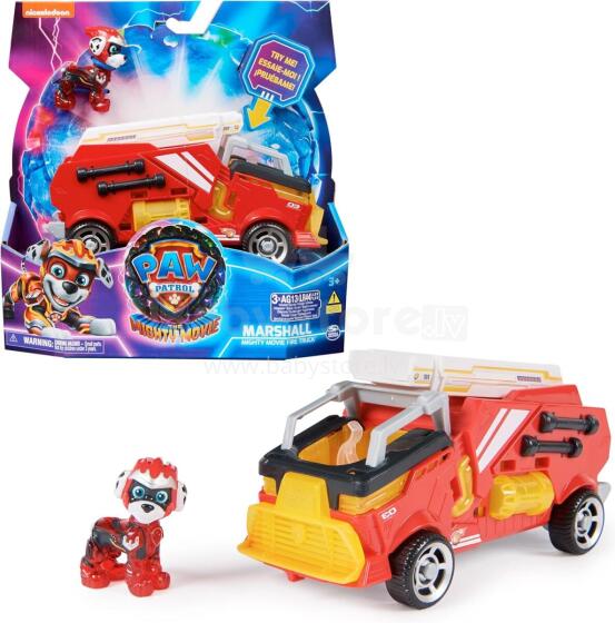PAW Patrol: Marshall Mighty Super Hero Base Vehicle with Puppy art.278842