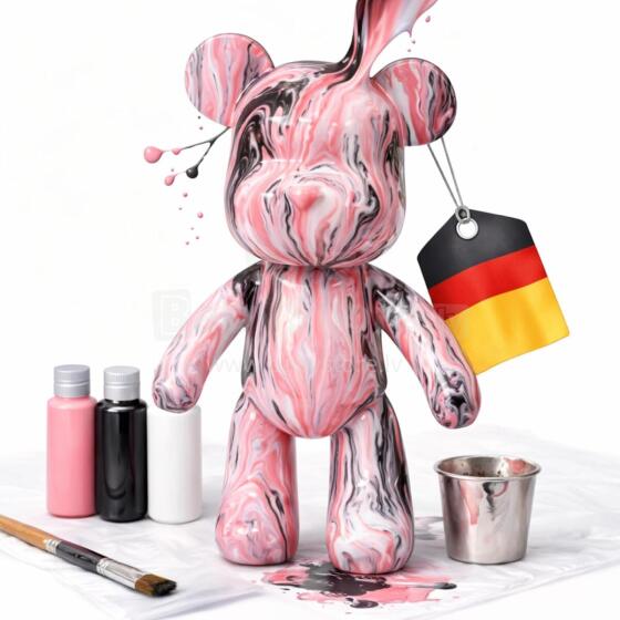 DIY Painting Liquid Bear Figure Kit - Home Decorations Art.278855 Komplekts radošais darbs Lācis