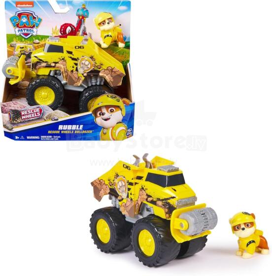 PAW PATROL Rescue Wheels - Rubbles Bulldozer Monster Truck art.278885