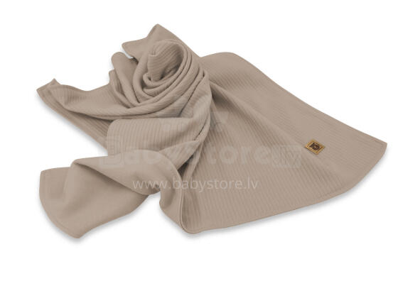 KIECZMERSKI Blanket 75x100 cm MIMINU SOFT interlock cotton 100% mocha
