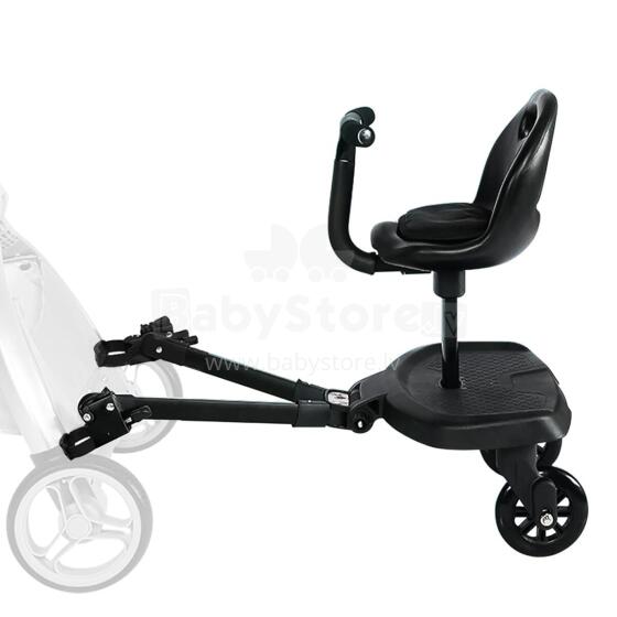 Universal Footboard for Pushchairs Art.279409 Universālais ratu kāpslis (pakāpiens) ar sēdekli