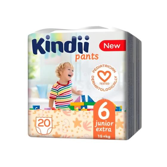 Diapers Kindii junior extra size 6 (15+kg) 20 pcs.