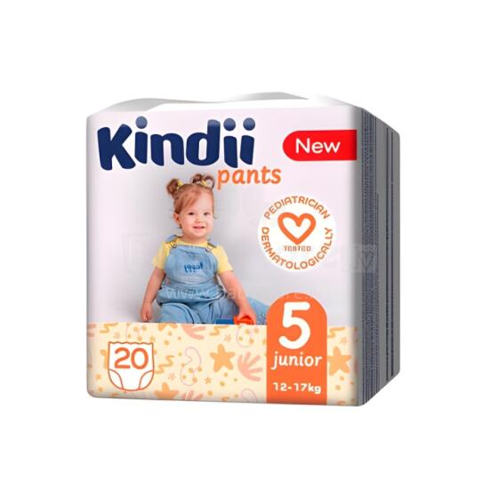 Diapers Kindii junior size 5 (12-17 kg) 20 pcs.