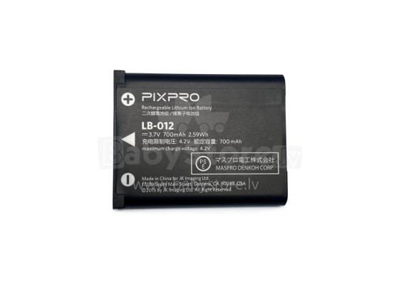 Pixpro LB-012 Lithium Ion Battery 3.7V 700mAh 2.59Wh