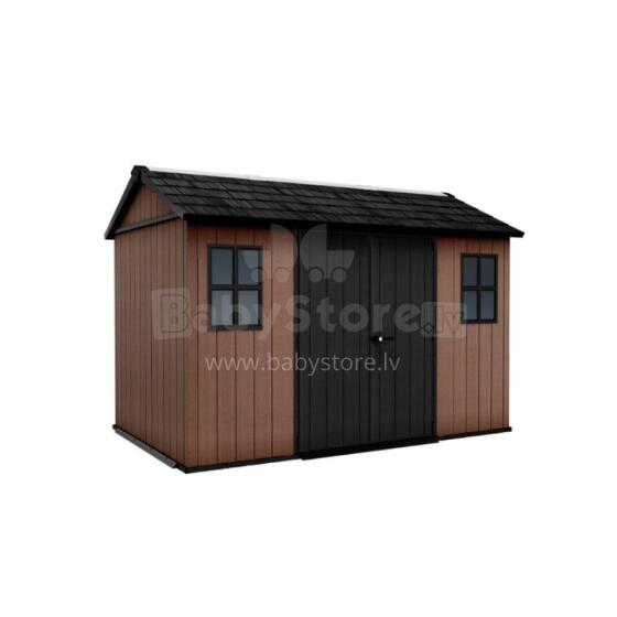 Garden shed Newton Plus 11x7.5 brown