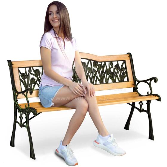 Parka sola ar atzveltni 123.5 x 74 x 48 cm Gardi Tulip Sofotel