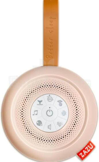 Baby Basic Noise Accessories Baby Sound Machine Art.279965 White Портативная звуковая машина со шнурком и звуковыми эффектами