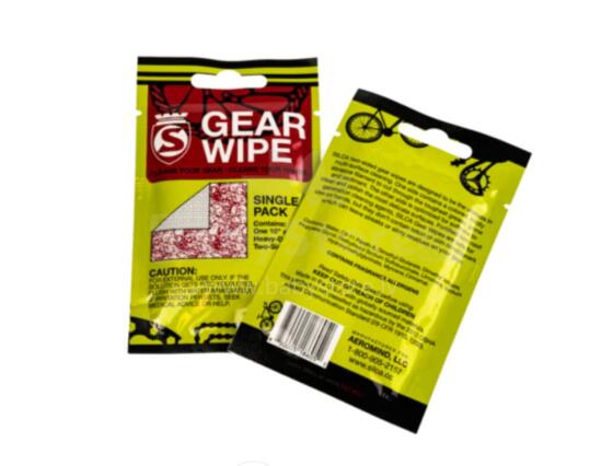 SILCA Gear WIPE SINGLES, 12 PACK