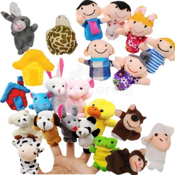 Animal Finger Puppet Art.280241 Finger puppets/finger puppet theater, 1 pc.