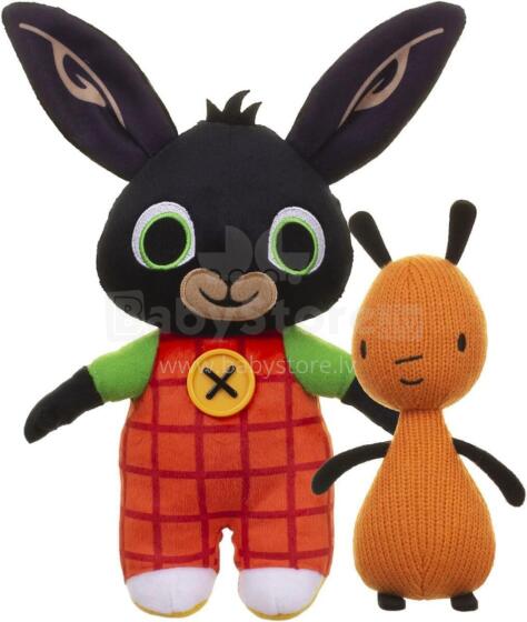 Bing ToyS and Flop Art.BNG43000  High-quality soft plush toy Bing, 25 cm + Flop 19 cm