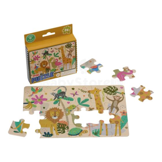 Mini Puzzle, Jungle, 24 pcs