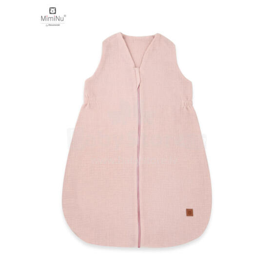 KIECZMERSKI Summer Sleeping Bag AVI MUSLIN 100% Cotton 3-12m, 0.5-1TOG Powder Pink