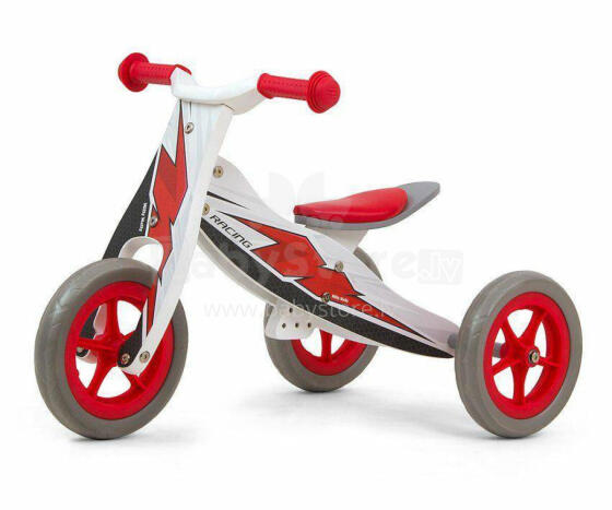 Balance Bike - 3146 - 2in1 - LOOK - RACING - RED/WHITE