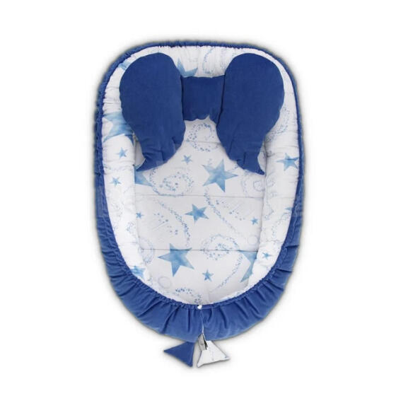 Cocoon - P02-0389 - VELVET - STARS - NAVY BLUE