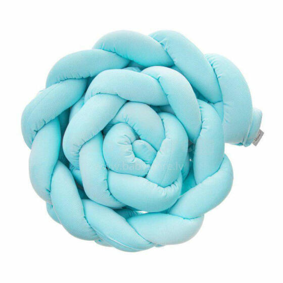 Bumper - BRAID - P02-0554  - VELVET - LIGHT BLUE - size 230 cm
