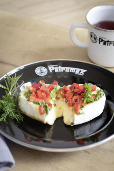 PETROMAX Enamel Plates black, 2pcs, 26cm