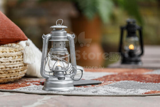 FEUERHAND Hurricane Lantern 276 Zinc-Plated (empty)