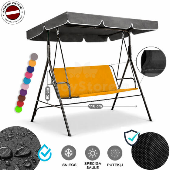 Z-HOME, 110 × 90 cm, Art.23207P, replacement garden swing seat cover, waterproof base material