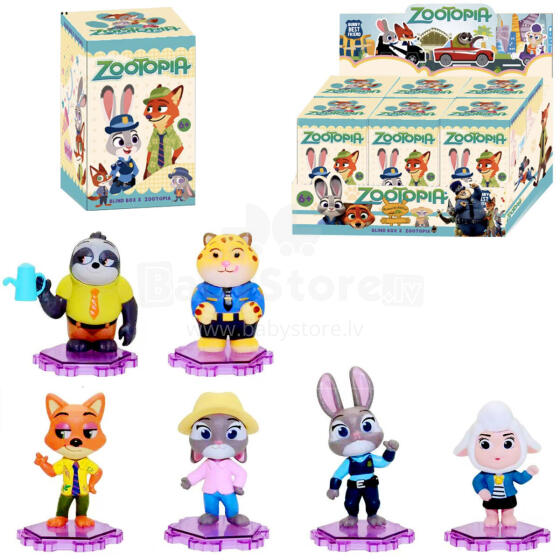 FIGURKA ZOOTOPIA 6 WZORÓW