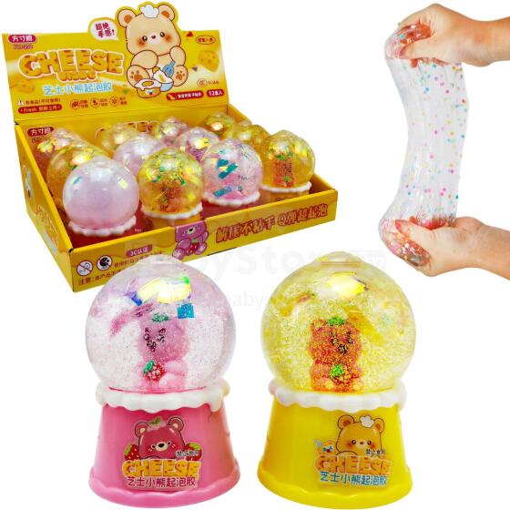 MASA MAGICZNA SLIME BROKATOWA MIŚ