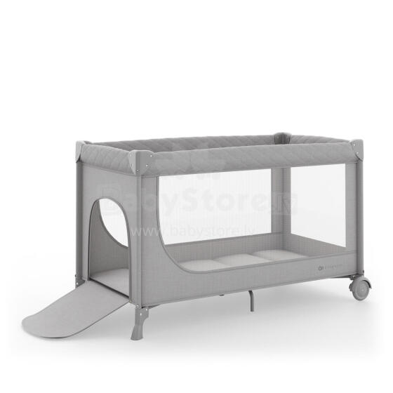 KINDERKRAFT Travel Crib LEODY UP grey with accessories