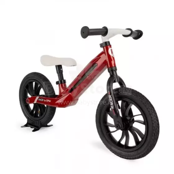 Aga Design Qplay Racer Art.281261 Red   Детский велосипед - бегунок с металлической рамой и надувными колёсами