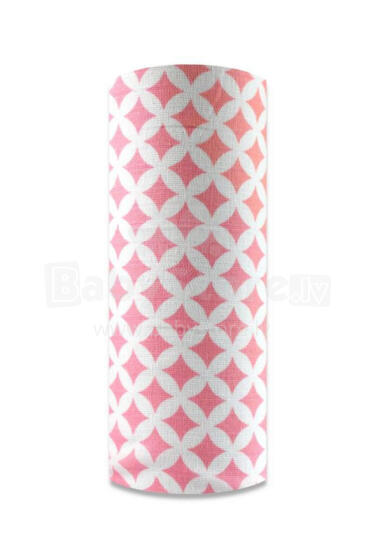 Diaper - 19607 - TETRA PRINT - EGA - ROMBY - PINK - size 60x80 cm