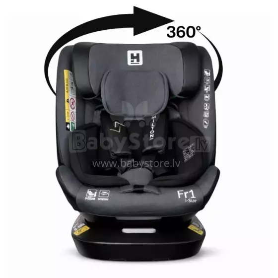Aga Design Hamilton 360 I-Size Art.FR01 Dark Grey Child car seat 0-36 kg