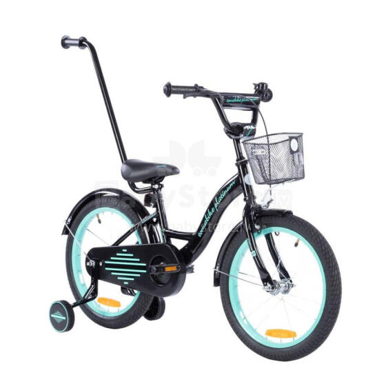Velosipēds - XXV - TOMABIKE 18"  - PLATĪNA - MELNS / TURKUS