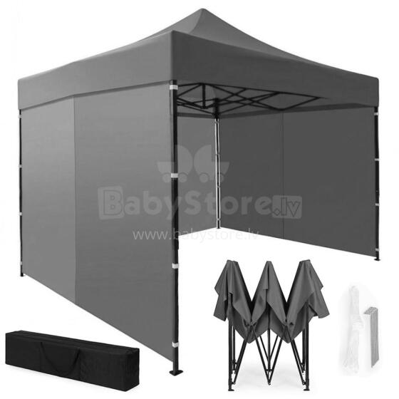 Автоматический павильон для сада, 3x3 м, серый, MultiGarden
