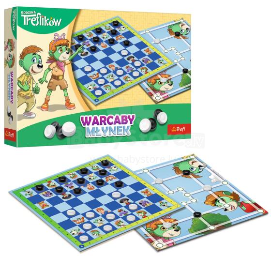 ИГРА - Шашки и Мельница Trefl Family Trefl 02658