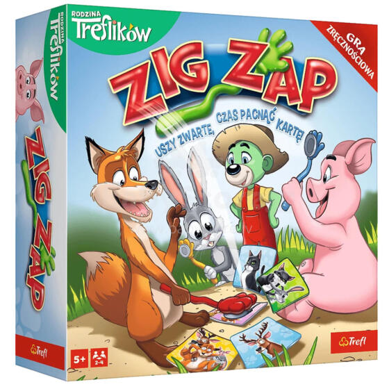 ИГРА - ZIG ZAP Семья Трефликов Trefl 02821